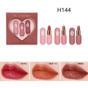 HengFang  Lipstick Set Velvet Matte Finish Long Lasting Lip