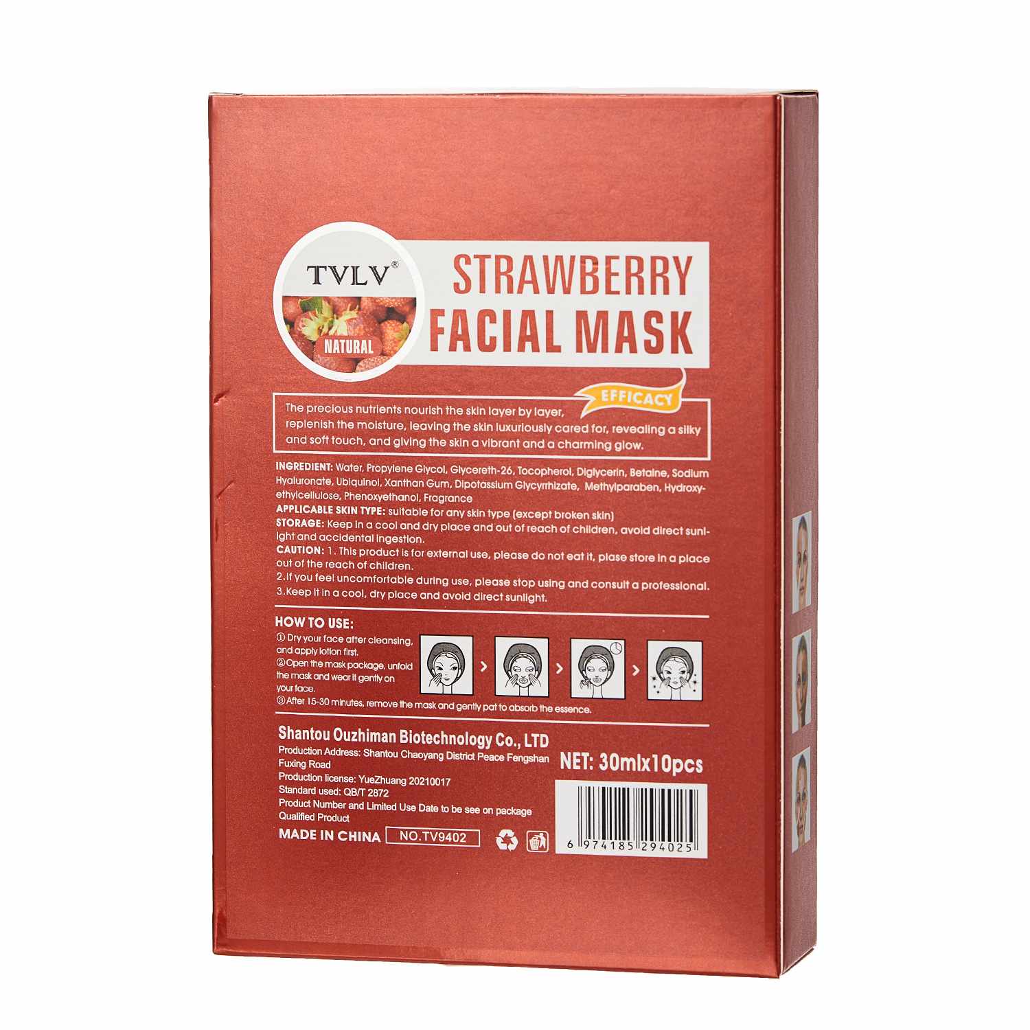 TVLV Strawberry Mask - Image 10